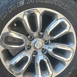 20 INCH 6 LUG WHEELS.