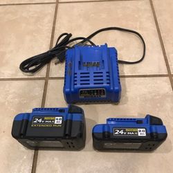 Ryobi Batteries & Charger