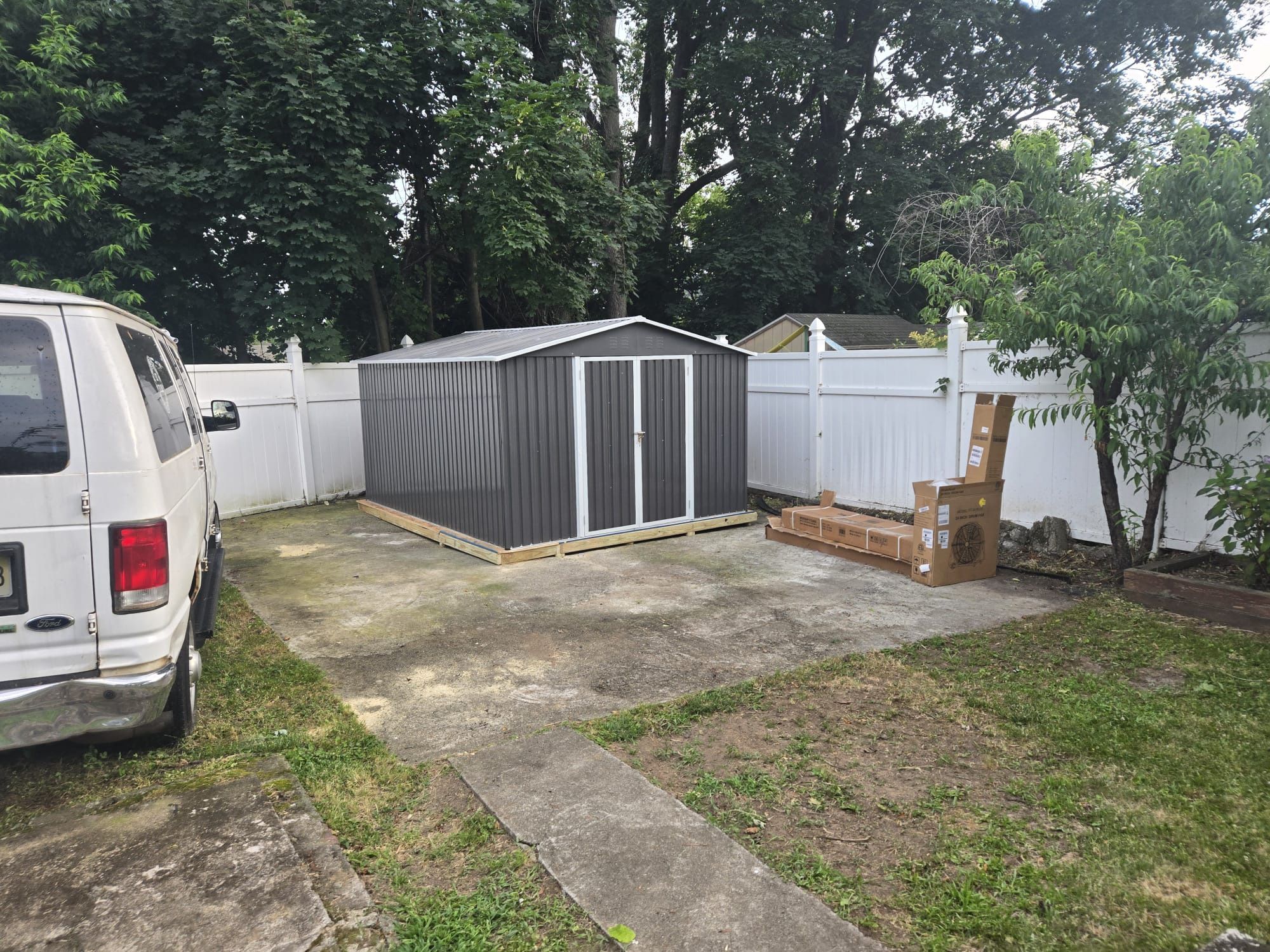 🏡 Heavy-Duty Metal Storage Sheds | Backyard, Garden & Tools  🛠 Available Sizes & Prices: 🔸 8×10 ft – $350 🔸 10×10 ft – $380 🔸 10×12 ft – $440 🔸 