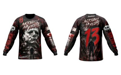 Michael Myers Full Sublimation Long Sleeve Jersey