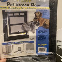 Pet screen door NEW