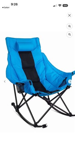 RED outdoor rocking chair