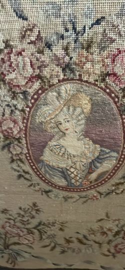 Antique Victorian fireplace screen