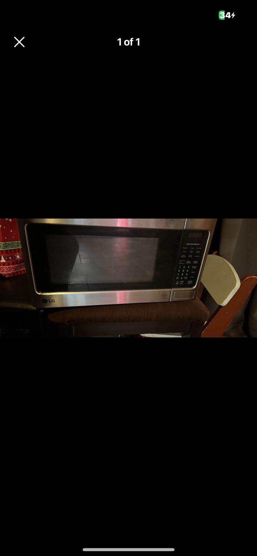 LG Microwave $60