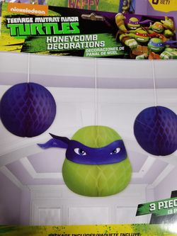 Ninja turtle party decorations
