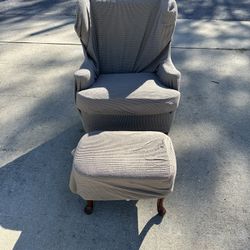 Living Chair With Step Stool