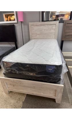 Twin Size Bed with Mattresses