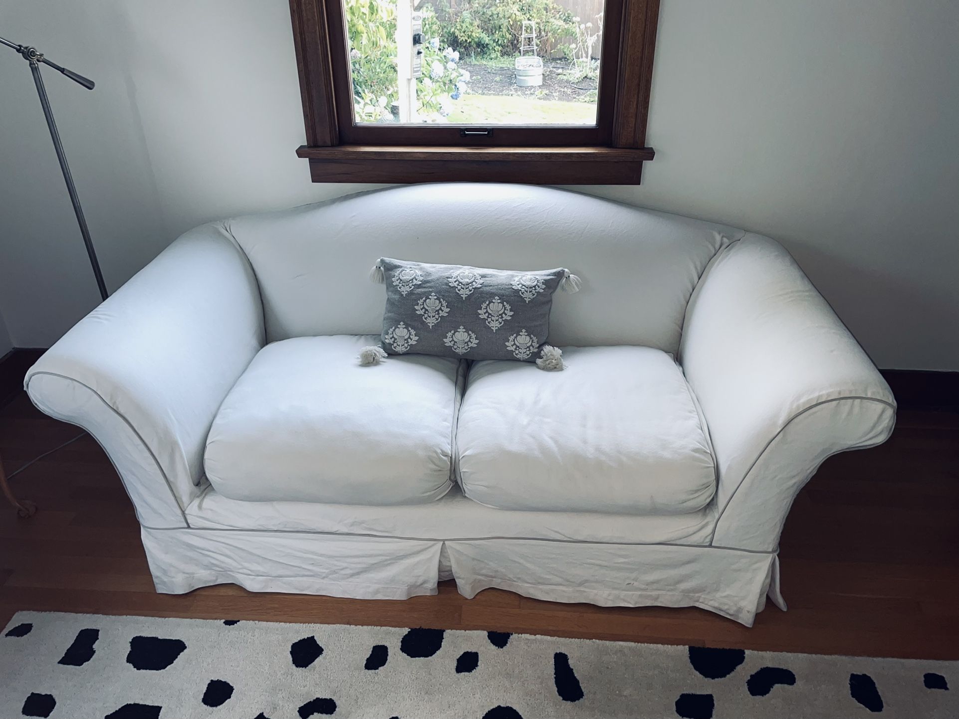 Slipcovered Loveseat