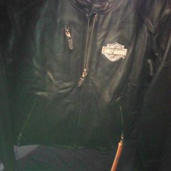 Harley Davidson Medium Leather Jacket  For Women 