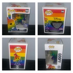 Funko Pop DISNEY Goofy (Rainbow Pride) Hollywood Exclusive