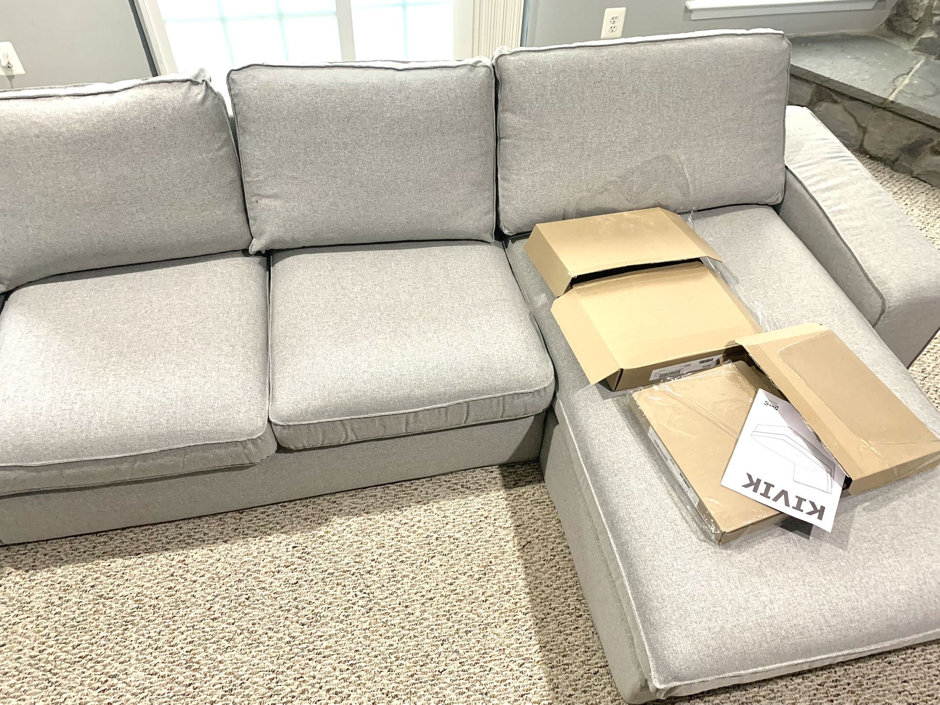 ikea kivik sectional with brand new cover - Can Deliver