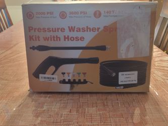 Pressure Washer Spray Kit with Hose