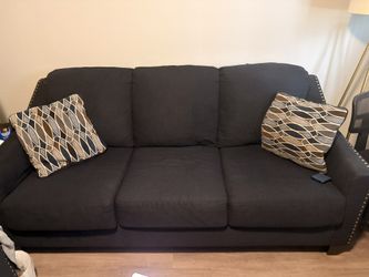 Blue Sofa & Love Seat For Sale !
