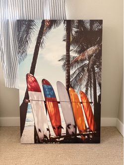 Surf Themed Canvas Wall Art