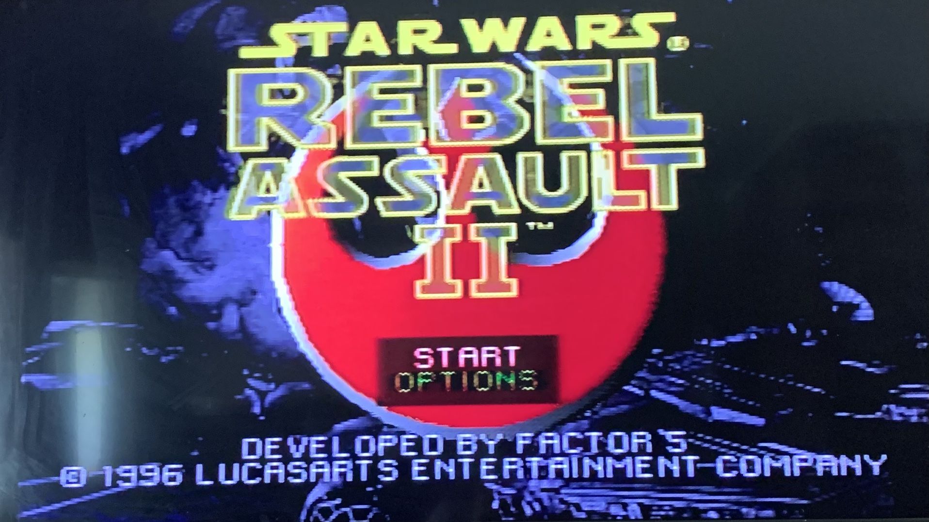 Star Wars: Rebel Assault II: The Hidden Empire (PlayStation) (Complete)