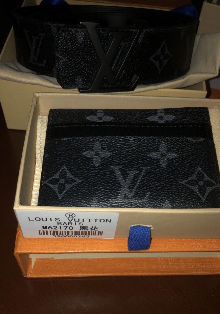 Louis Vuitton Double Card Holder Monogram Eclipse Canvas for Sale in  Riverside, CA - OfferUp