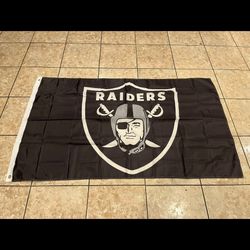 5 by 3 Ft flag Raiders