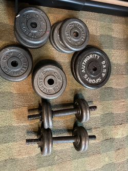 Adjustable Dumbbell Weight Set