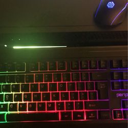 LED Gaming PC With LED Mouse And Keyboard Set