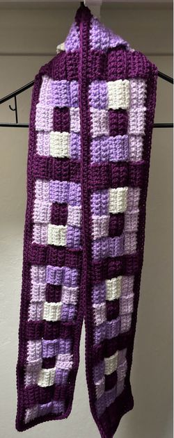 Handmade Purple Scarf