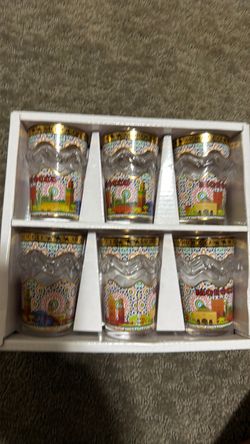 Morocco Souvenir Glass Set of 6
