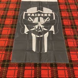 Brand New Las Vegas Raiders Banner Flag 