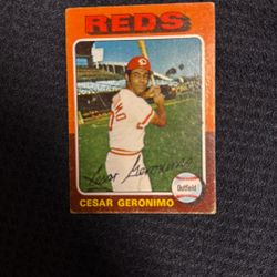 Cesar Geronimo Baseball Card