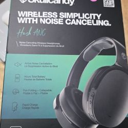 Skullcandy- Hesh ANC-Over the Ear- Noise Canceling Wireless Headphones -True Black