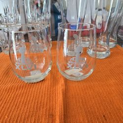 Super Bowl Wine Glasses