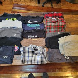 14 Yr Boy Clothes Lot - 17 pieces