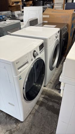 LG Frontload washer and Gas dryer