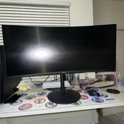 34” Acer Ultra Wide Curved Monitor