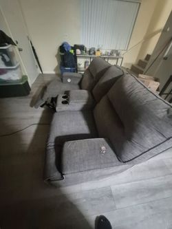 Reclining love seat