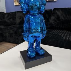 Blue Kaws Art sculpture