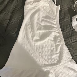 White dress size S