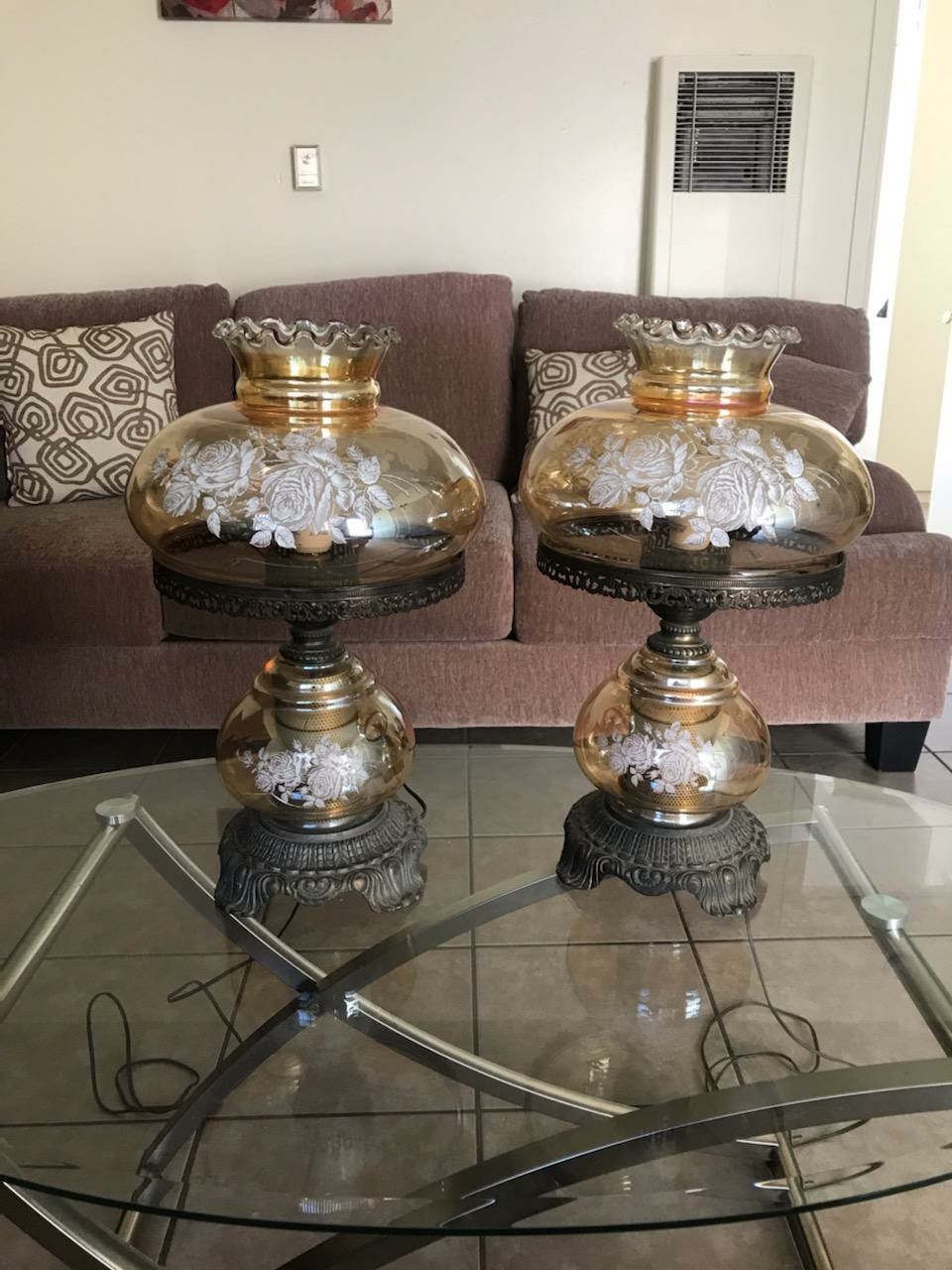 Antique lamps set