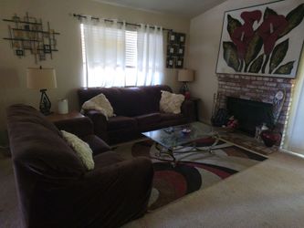 Brown couch covers