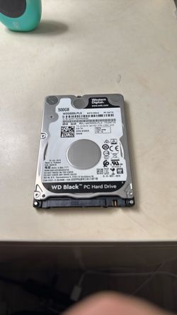 WD Black 500GB Laptop Harddrive