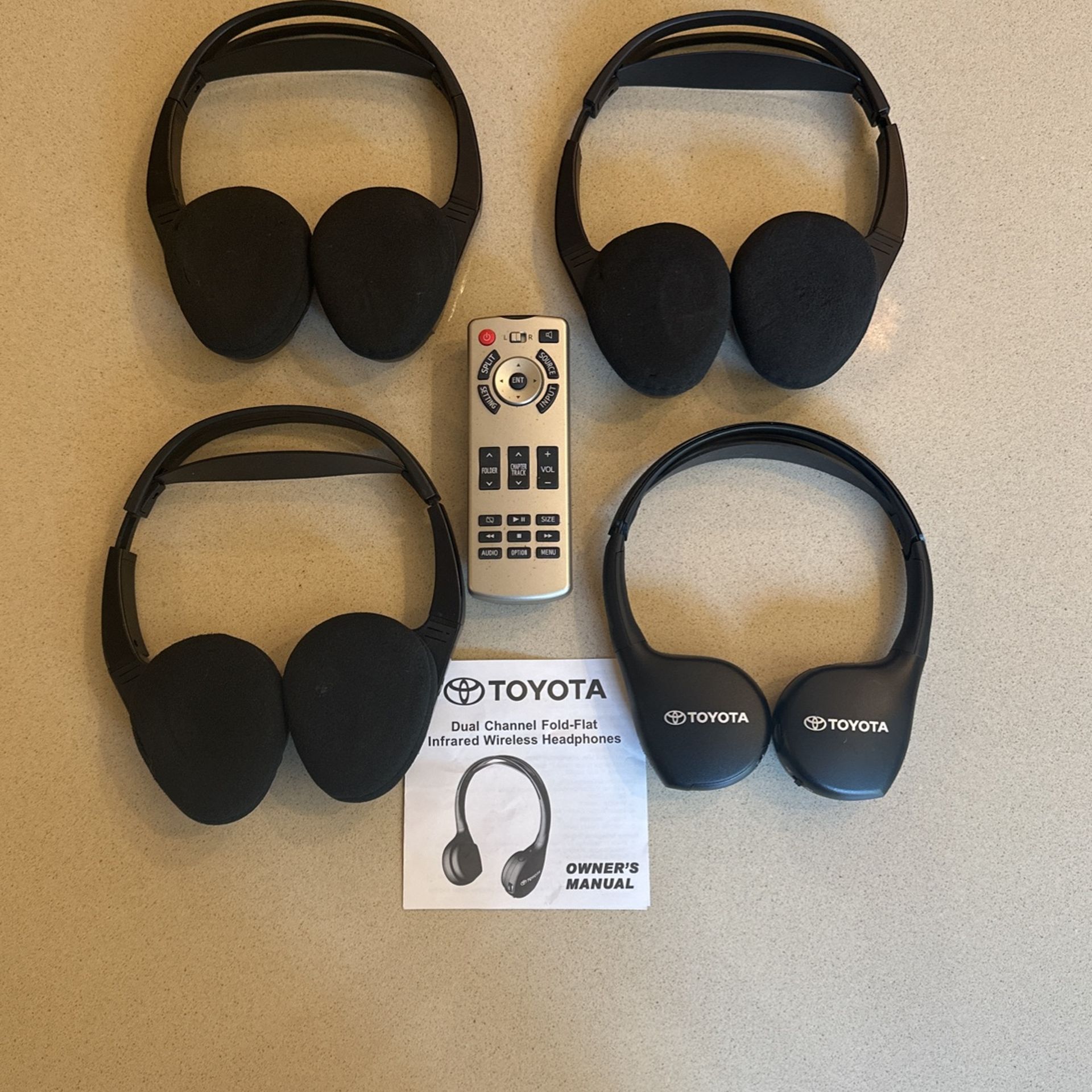 Toyota Dual Channel Fold flat Wireless Headphones