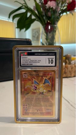 Charizard Gold Metal CGC 10