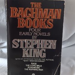 The Bachman Books Stephen King 1985 1st Printing Plume Omnibus Trade Paperback 