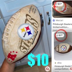 $10 Pittsburgh Steelers Football 🏈