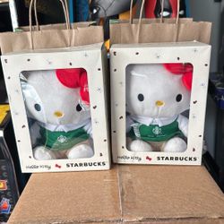 Starbucks Hello Kitty Plush Plushie 