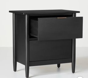 Wood Nightstands with Drawers Black - Hearth & Hand™ with Magnolia