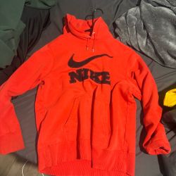 Red Vintage Nike Hoodie