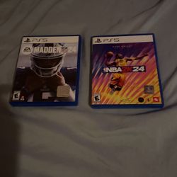 NBA2k24 And madden 24