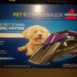 Bissell Pet Stain Eraser Cordless Carpet And Upholstery Handheld Cleaner 