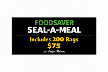 Home-Foodsaver seal-a-meal with 200 bags