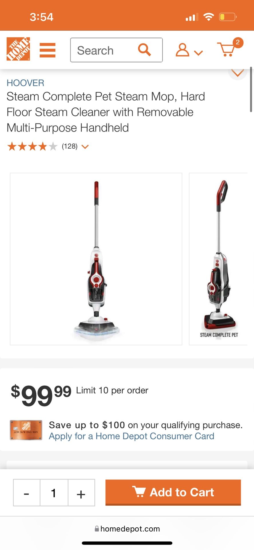 Hoover Steam Mop