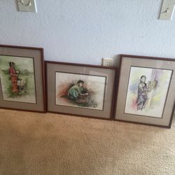 3 Pictures Like New All For $25